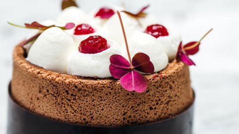 Pour le Bar 19-20 du Prince de Galles (Paris 8e), Tristan Rousselot modernise le traditionnel dessert allemand. Pour le Bar 19-20 du Prince de Galles (Paris 8e), Tristan Rousselot modernise le traditionnel dessert allemand.